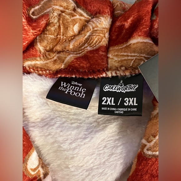 Disney Winnie the Pooh Gingerbread Sherpa-Lined Robe (2XL/3XL) - Picture 6 of 8